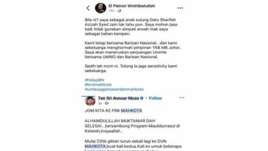 PRK Mahkota: Jangan guna simpati arwah mak saya sebagai bahan kempen PN