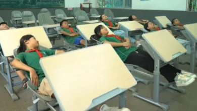 Sekolah di China naik taraf meja pelajar jadi katil