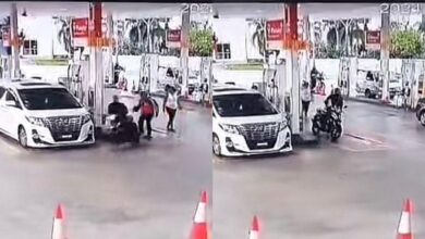 [VIDEO] Motosikal ‘lesap’ dalam 5 saat akibat cuai