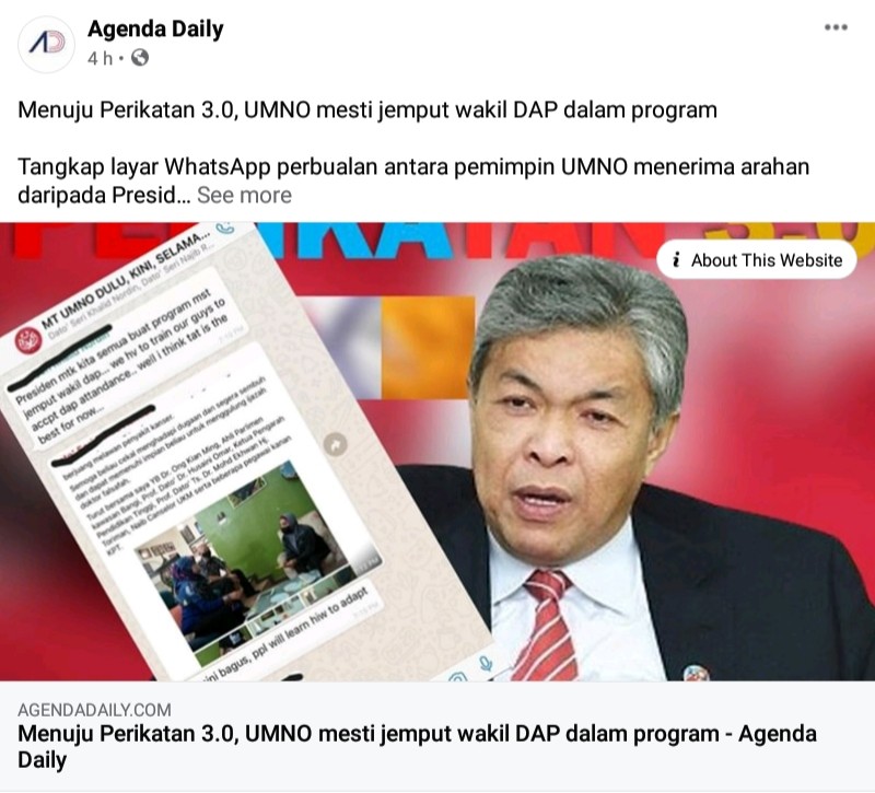 UMNO Di Fitnah