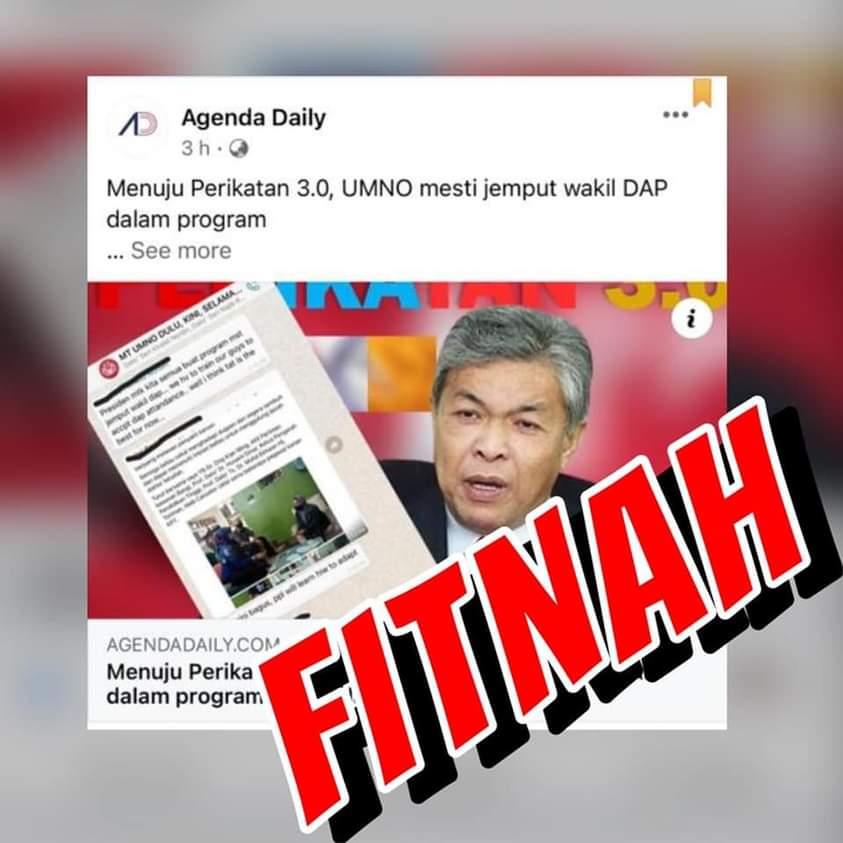 UMNO Di Fitnah