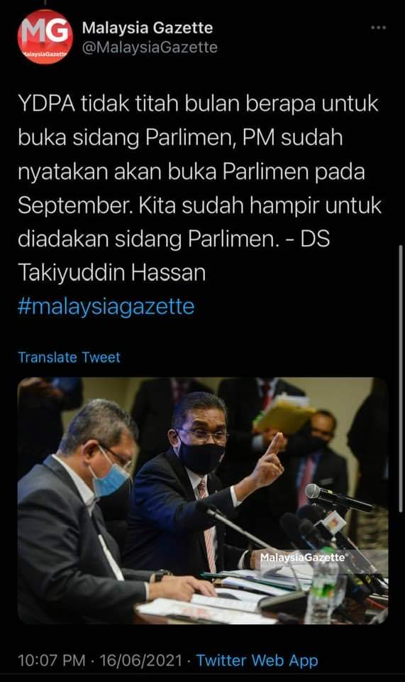 Takiyuddin Cuba "Sembah Derhaka" Titah AGONG?