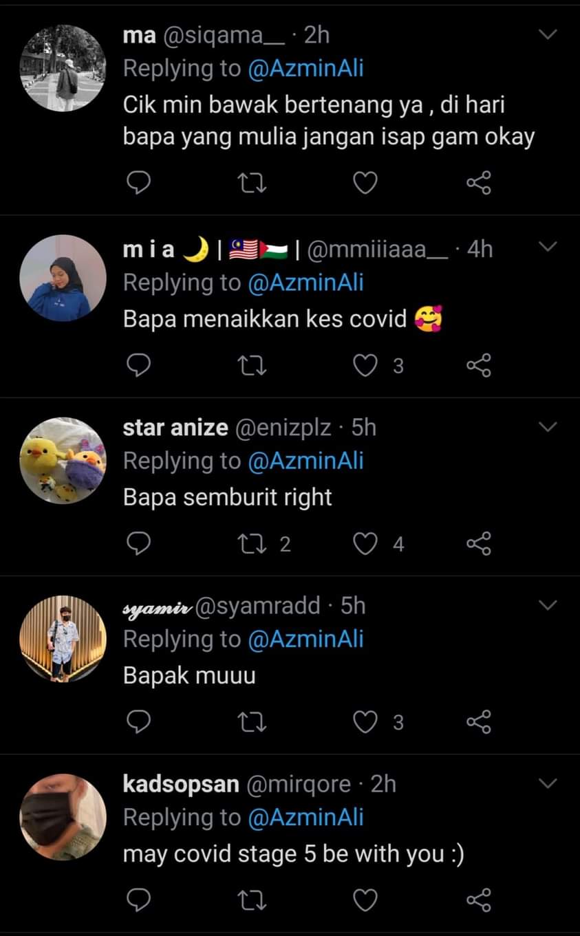 Twitter Azmin Ali