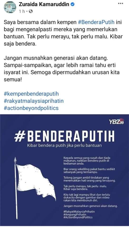 Kempen Bendera Putih Zuraida