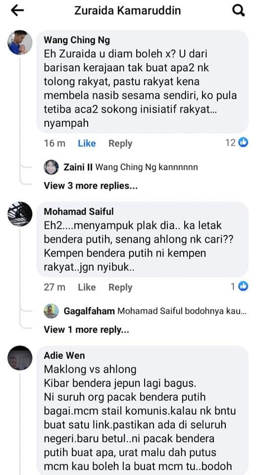 Zuraida Kena Balun Dengan Netizen