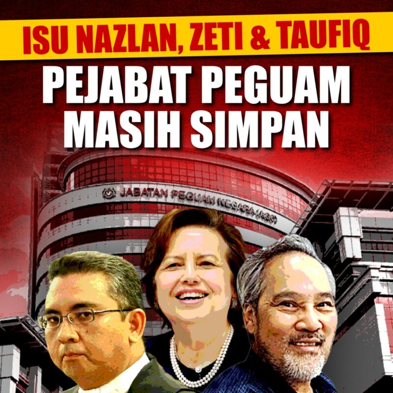 Nazlan, Zeti & Tawfiq - Kertas siasatan Zeti, Nazlan jadi "pembungkus" makanan?