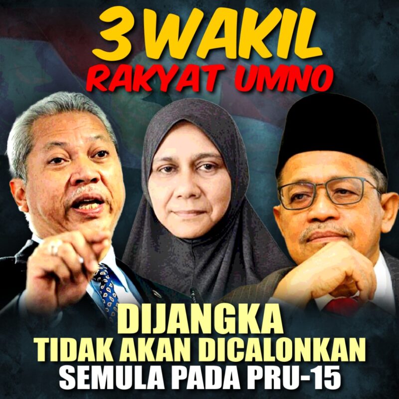 3 Ahli Parlimen Umno