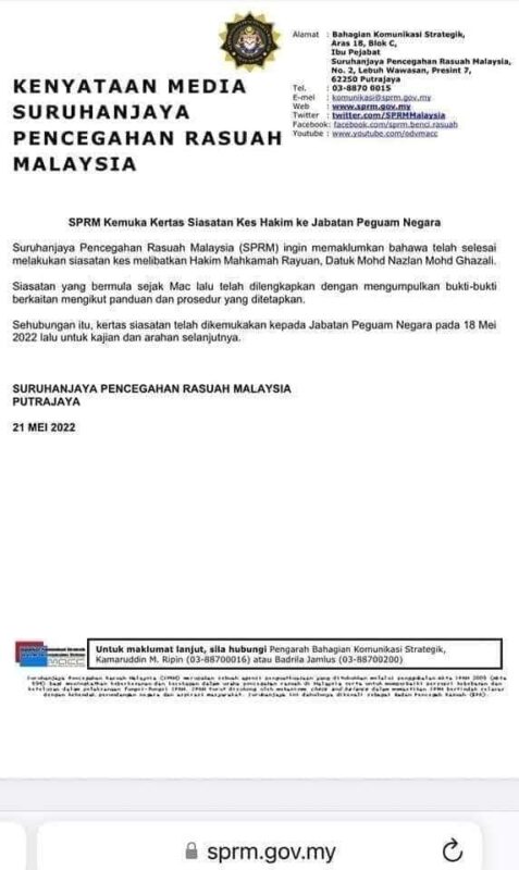 Kertas siasatan Nazlan ; siapa tipu siapa?