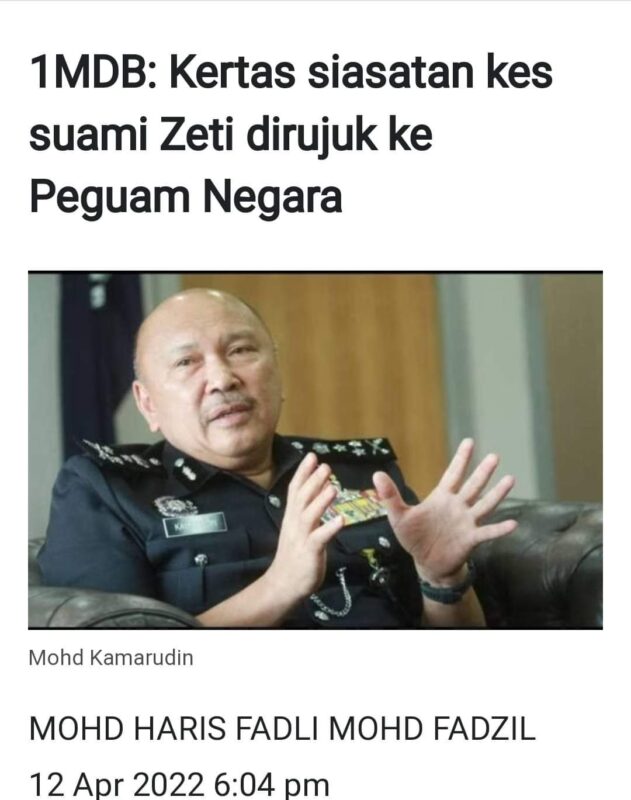 Kertas siasatan Nazlan ; siapa tipu siapa?