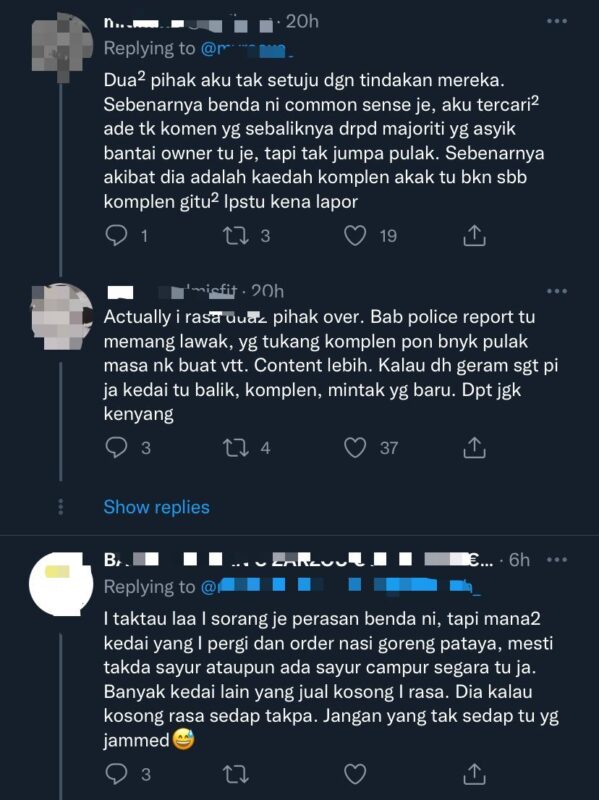 Wanita merungut di TikTok nasi goreng tak sedap