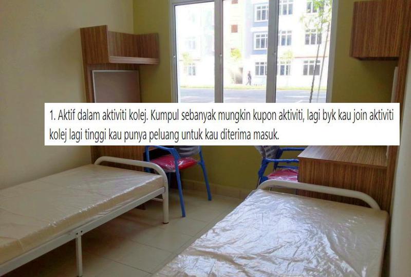 Bekas pelajar UiTM kongsi tip mudah dapat kolej kediaman tanpa perlu maki universiti