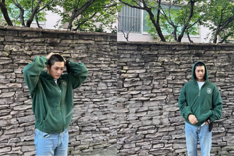 Kang Tae Oh kongsi foto rambut pendek