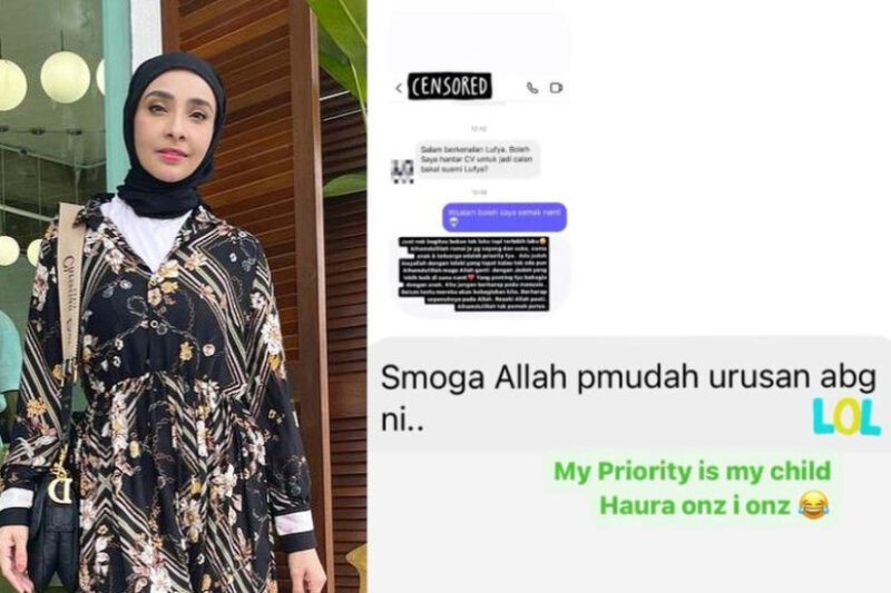 Lufya Omar tunjuk bukti mesej lelaki cuba ‘masuk jarum’