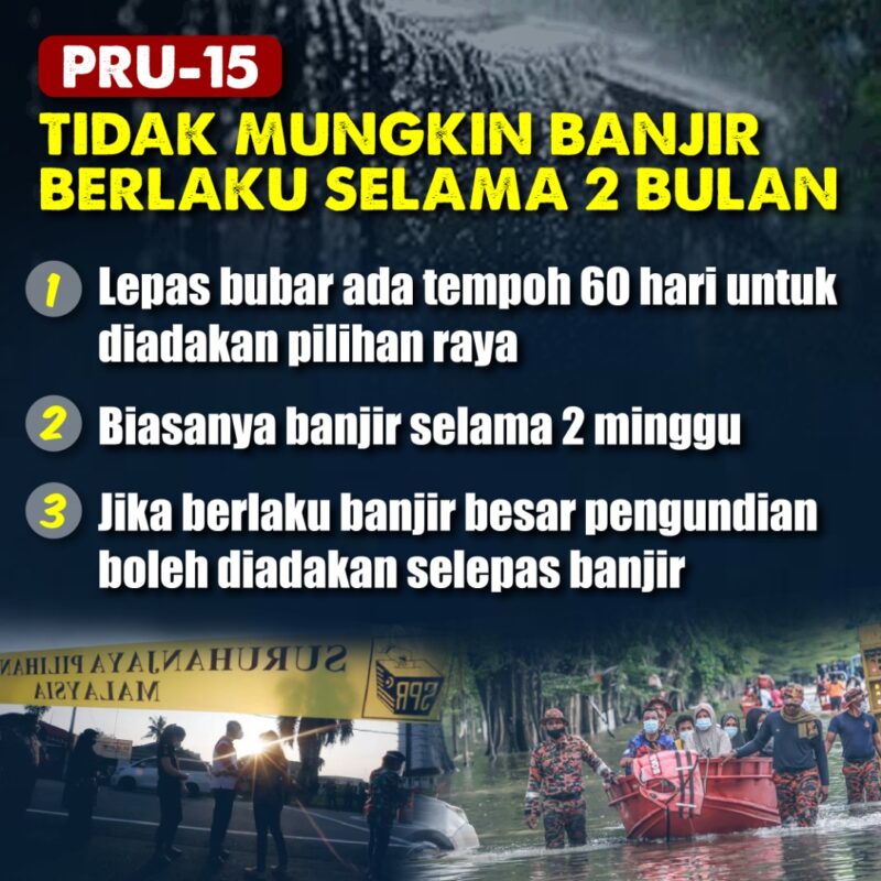 Umno jadi pembangkang jika PRU15 dilewatkan