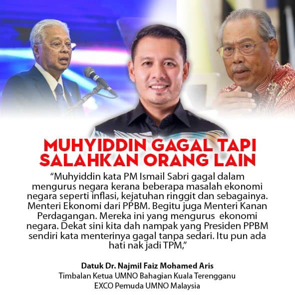 Perjanjian 789 - Muhyiddin mahu jawatan TPM