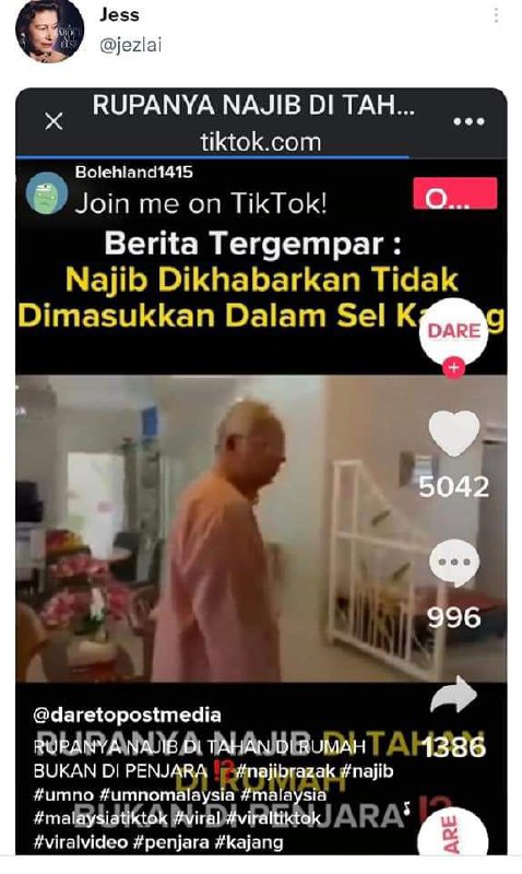 "Najib" keluarkan video bukti tuduhan palsu