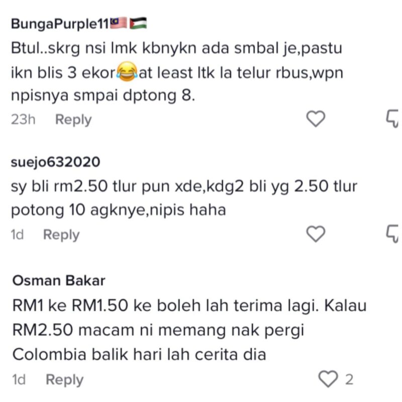 Terkejut buka bungkusan ‘nasi lemak akhir zaman’