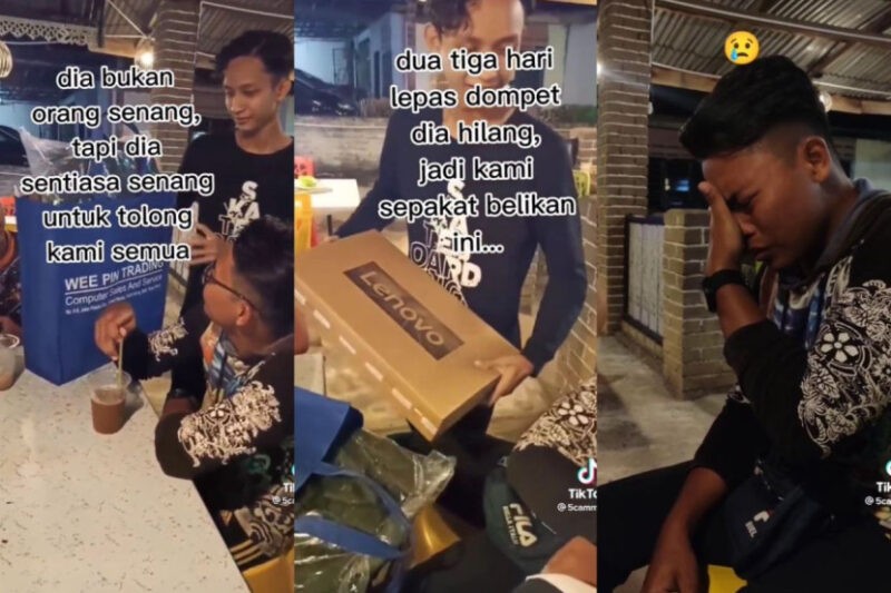 20 sahabat kumpul RM1,600 beli laptop baharu demi kawan sambung belajar