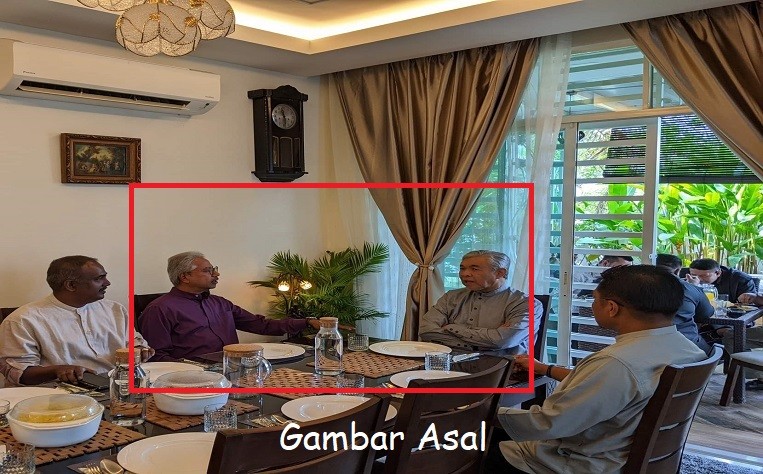 Gambar Kunjungan Deepavali Sengaja Di Edit Untuk Burukkan UMNO