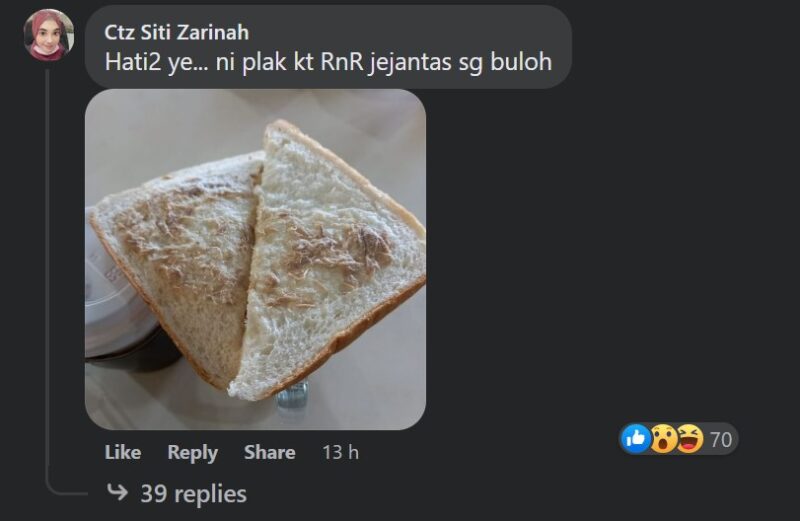 Pembeli sandwich telur R&R Jawi kena 'scam'