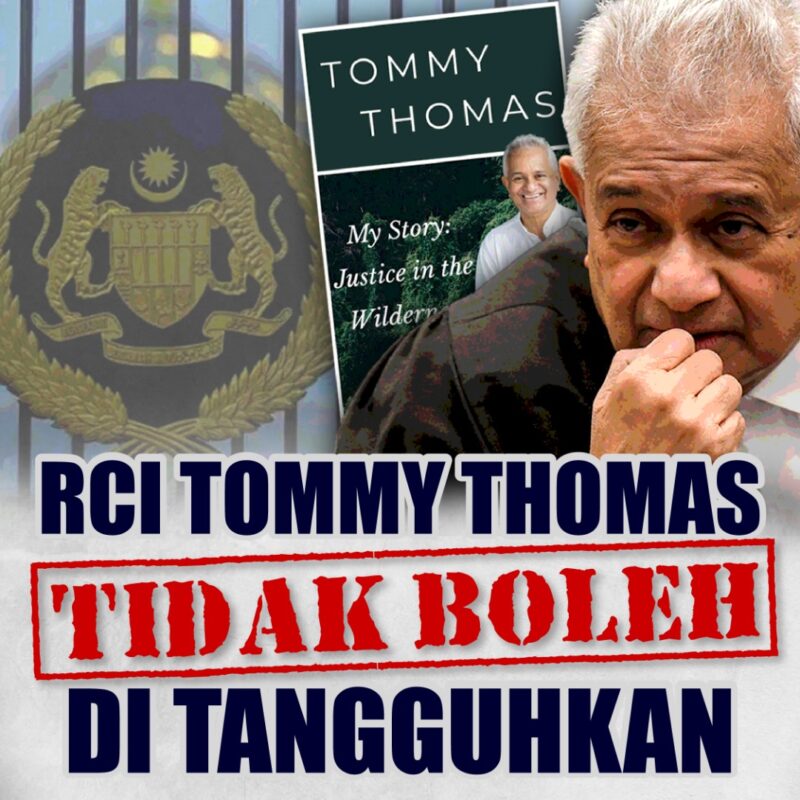 RCI Tommy Thomas tidak boleh ditangguhkan