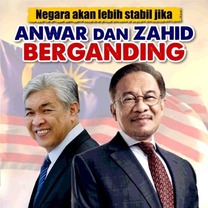 Negara akan lebih stabil jika Anwar dan Zahid berganding