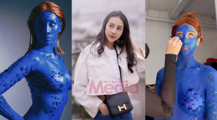 Anya Geraldine Jadi Mystique Sempena Halloween