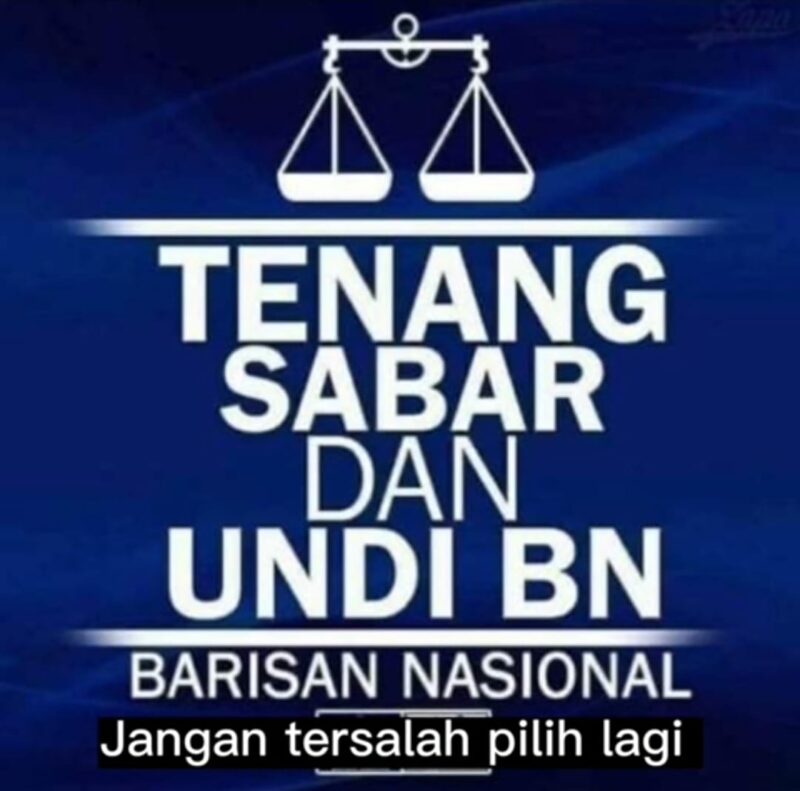 "Jangan salah pilih lagi" lagu rasmi kempen BN