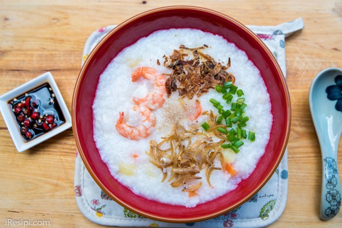 Bubur Nasi Udang Istimewa