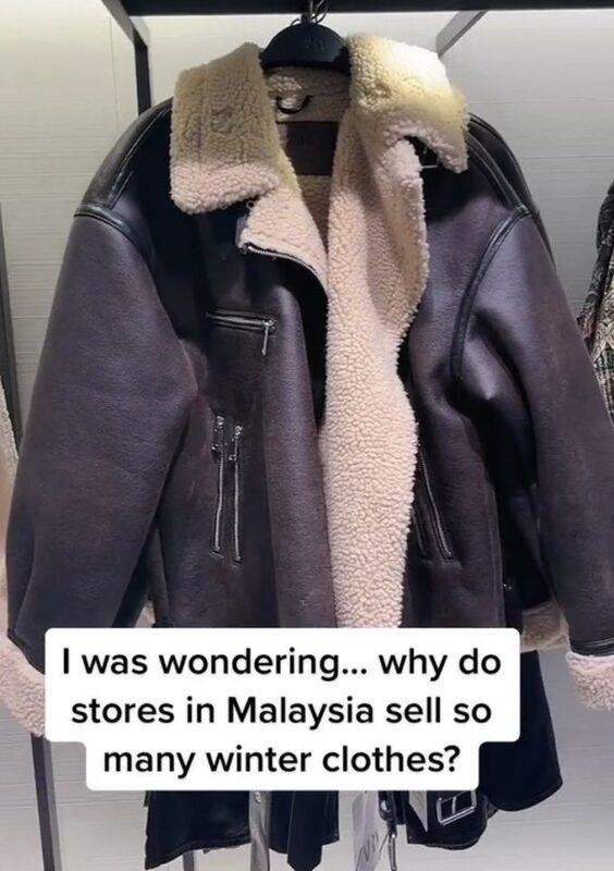 Minah Salih dapat aneka jawapan selepas pelik kenapa Malaysia banyak jual baju winter [VIDEO]