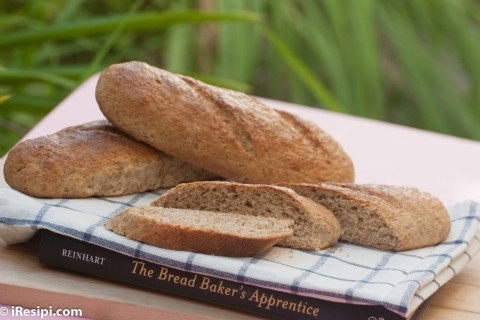 Resepi Wholemeal French Loaf