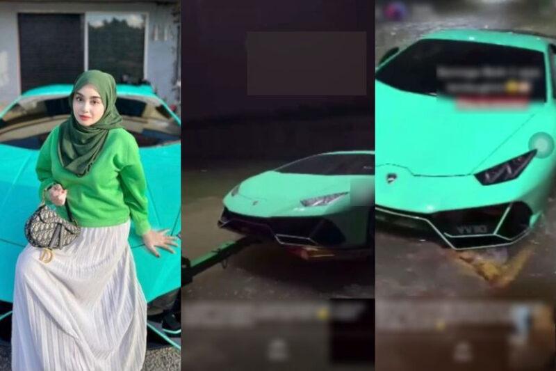 Usahawan Kelantan panik cari bantuan selamatkan Lamborghini RM2 juta [VIDEO]