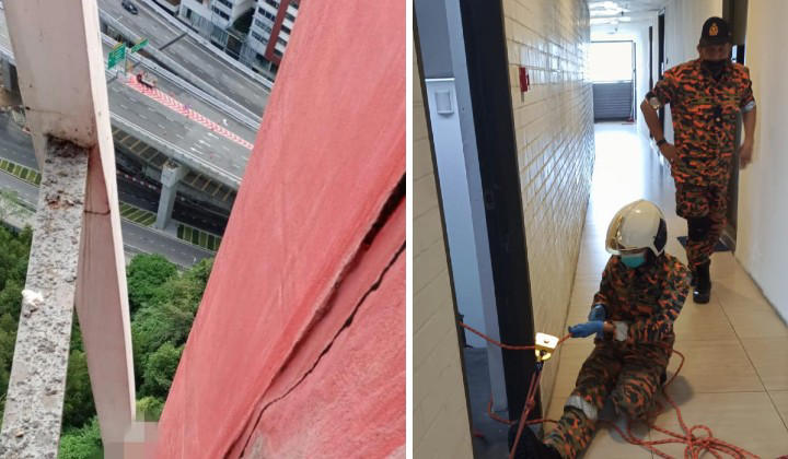 Firefighters Retrieve Woman’s Body Stuck On 20th Floor Of Condo In Petaling Jaya