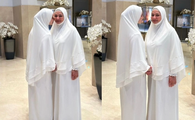 Noor Kartini Tunai Umrah Bersama Ameera Khan