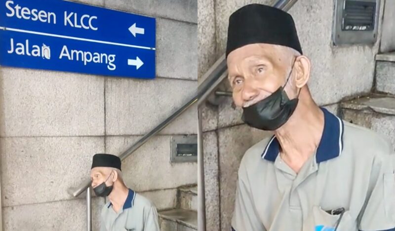 Dah Beberapa Bulan Tidur Di Tangga KLCC [VIDEO] 