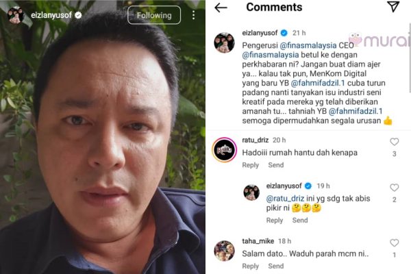 Pameran Hantu FFM32 Cecah RM40K, Eizlan Yusof ‘Cari’ CEO Finas?