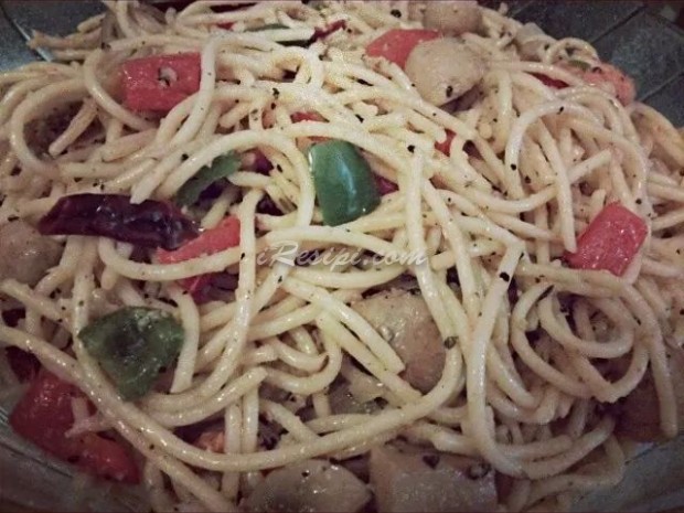 Resepi Spaghetti Oglio Olio