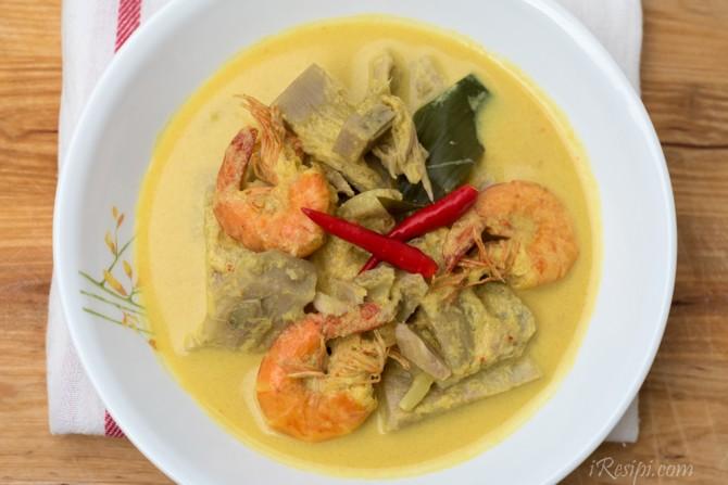 Masak Lemak Cili Padi Nangka Muda Dan Udang