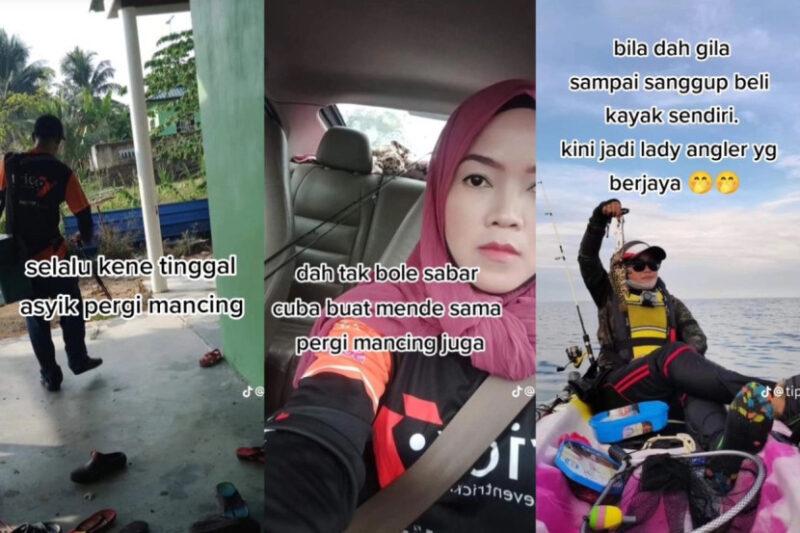 Isteri ‘balas dendam’, tak tahan asyik ditinggalkan suami kaki pancing