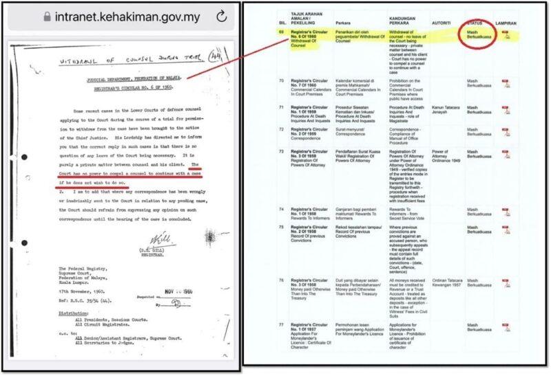 Khilaf berlaku dalam isu peguam tarik diri kes Najib?