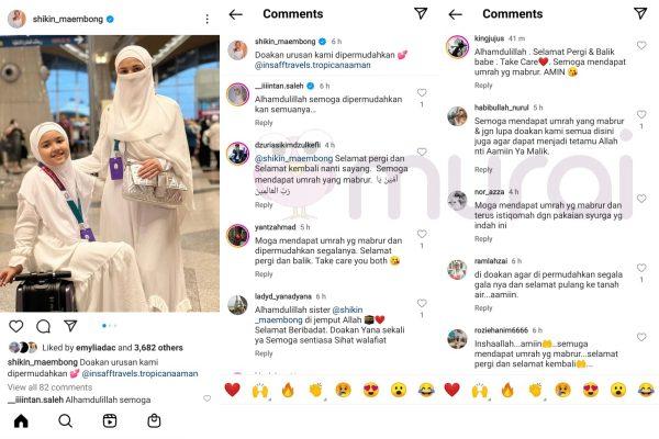 Netizen Titip Doa Buat Shikin Dan Chacha Maembong