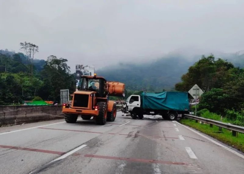 10 hari, 5 kemalangan di Lebuhraya KL-Karak