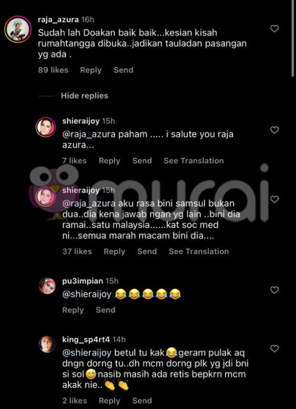 Raja Azura Mohon Isu Syamsul & Puteri Sarah Dihentikan