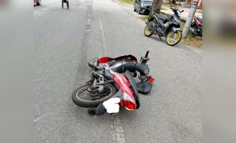 Penunggang motosikal diserang sawan maut kemalangan