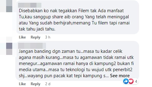 Dakwa Adegan Panas Dalam Filem Dah Lama Wujud