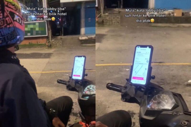 Tak rela dinodai! Rider cuak ‘wanita jadian’ minta hantar makanan di bilik hotel