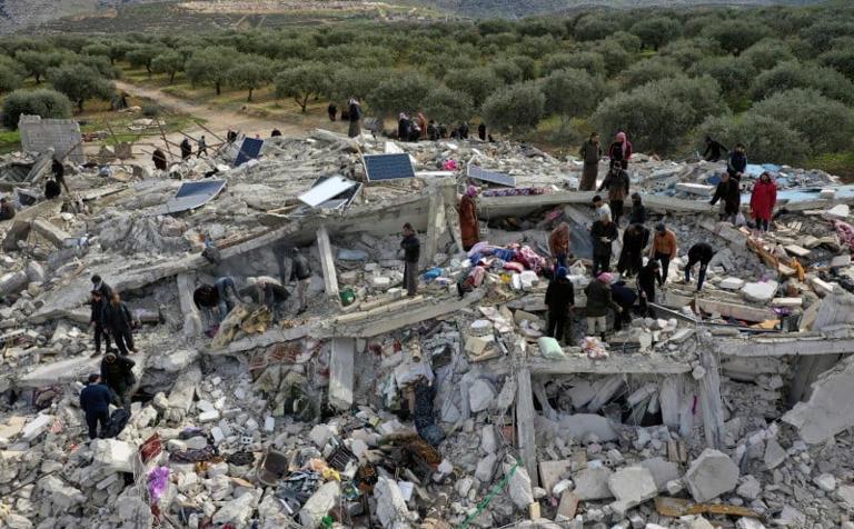 Quake kills over 2,300 in Turkey, Syria