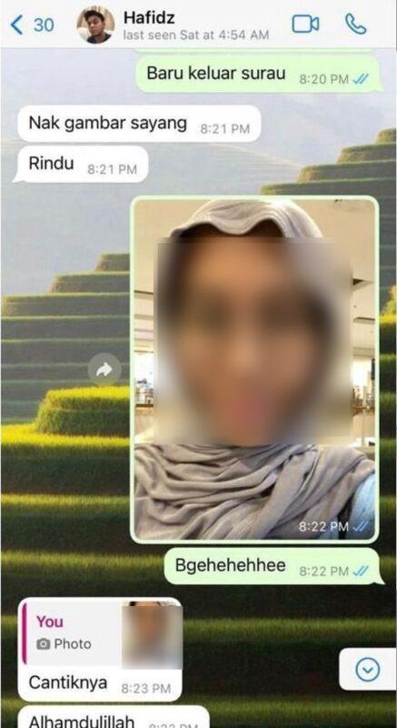 Tular WhatsApp Hafidz Roshdi Panggil Sayang & Luah Rindu?