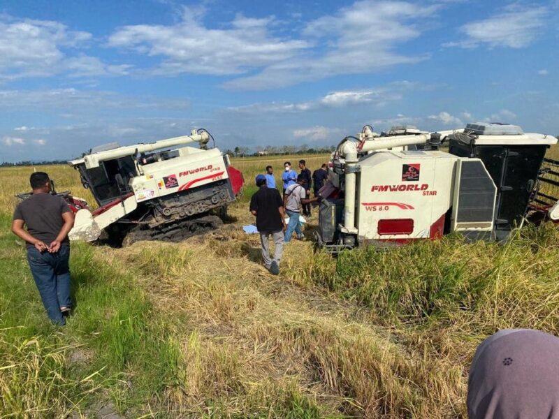 Buruh maut dilibas rantai besi pencangkuk mesin padi