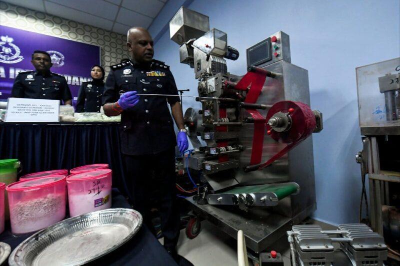 Polis tahan lelaki, rampas dadah lebih RM6 juta